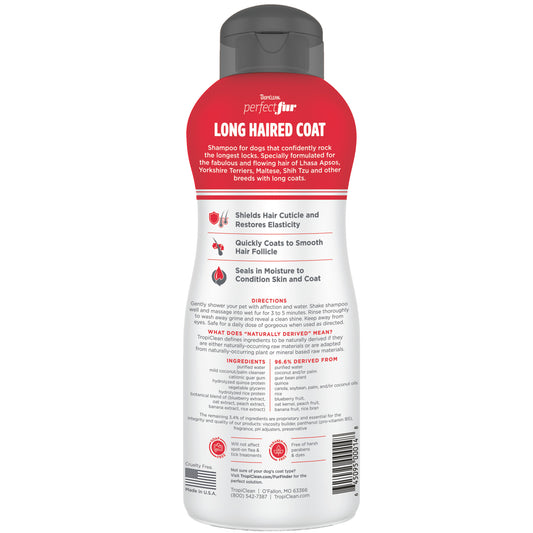 TropiClean PerfectFur Shampoo for Long Haired Coat