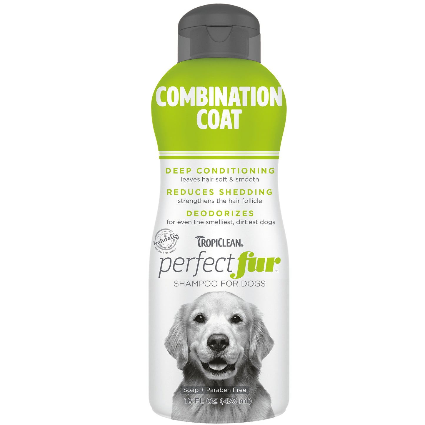 TropiClean PerfectFur Combination Coat Shampoo