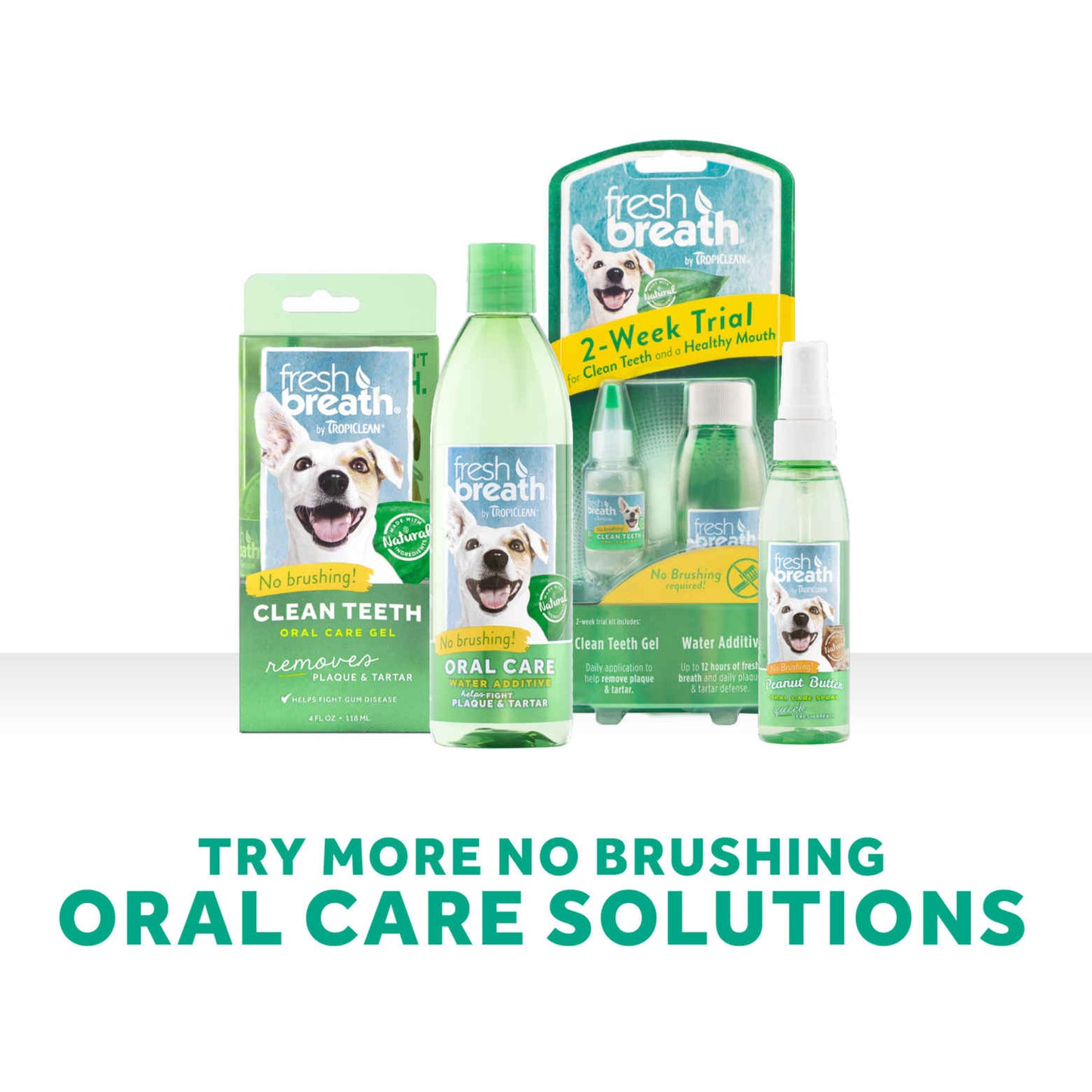 TropiClean Fresh Breath Oral Care Clean Teeth Gel