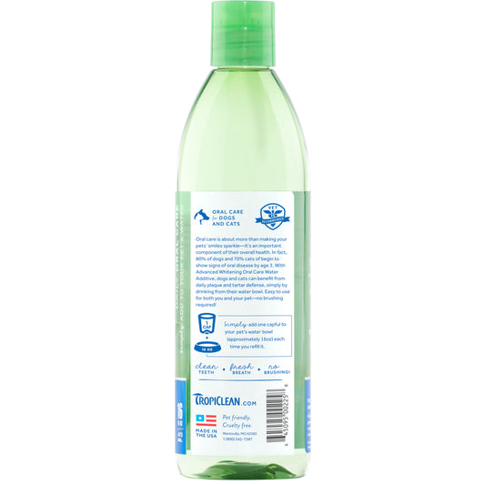 TropiClean Fresh Breath Advance Whitening Dental Health Solution