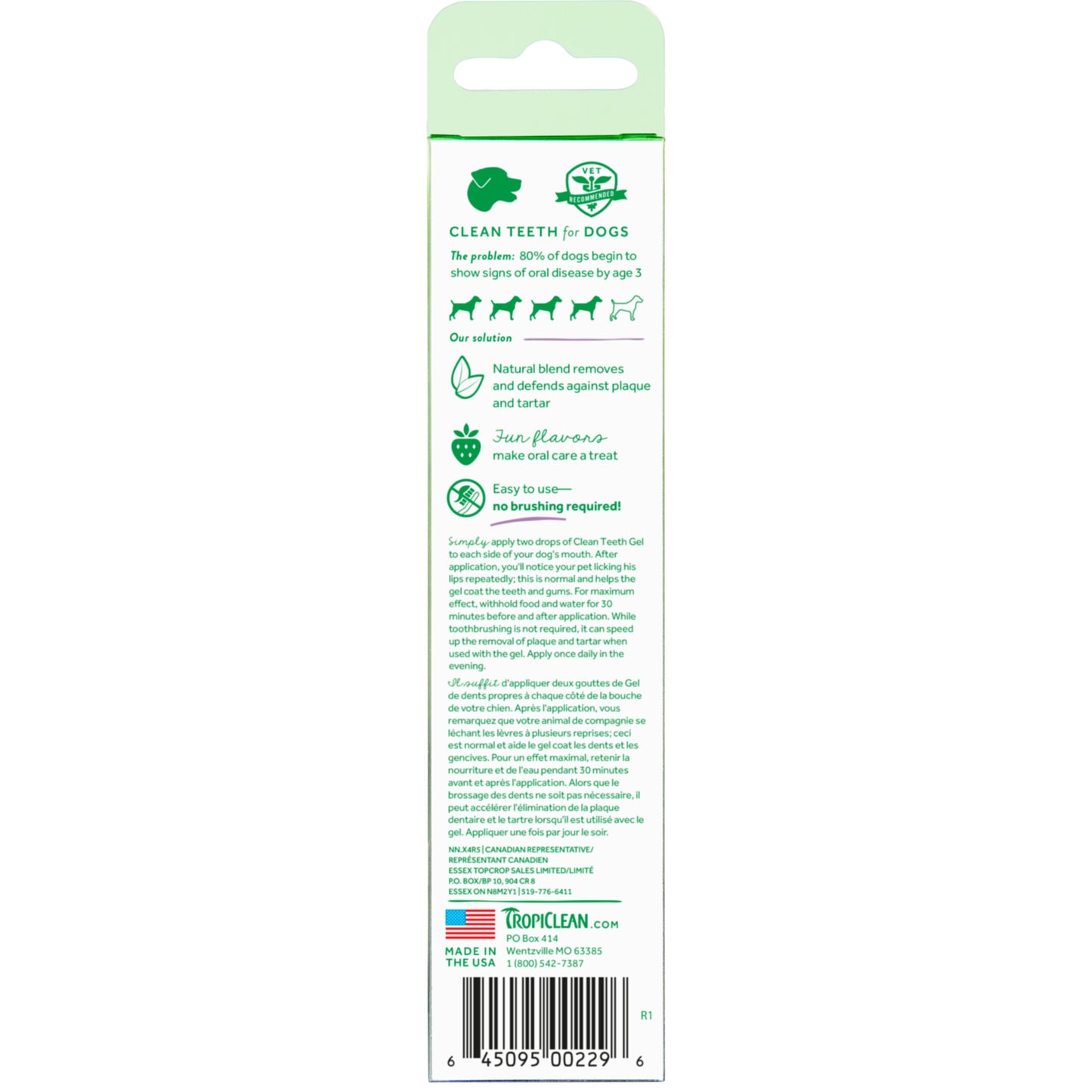 Tropiclean Fresh Breath Gel Berry Fresh