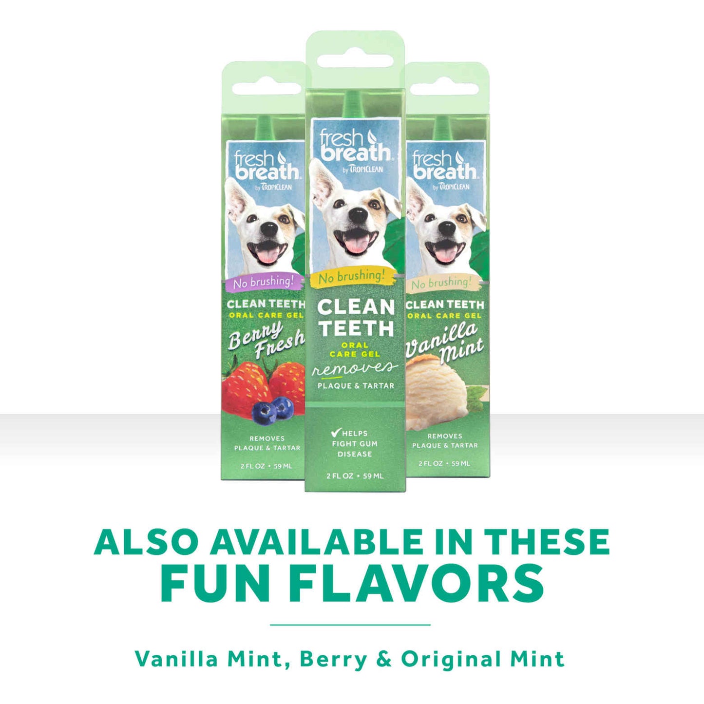 TropiClean Fresh Breath Oral Care Clean Teeth Gel Peanut Butter