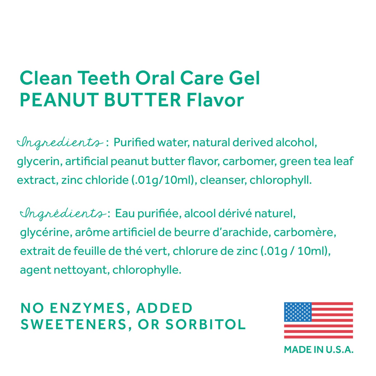 TropiClean Fresh Breath Oral Care Clean Teeth Gel Peanut Butter
