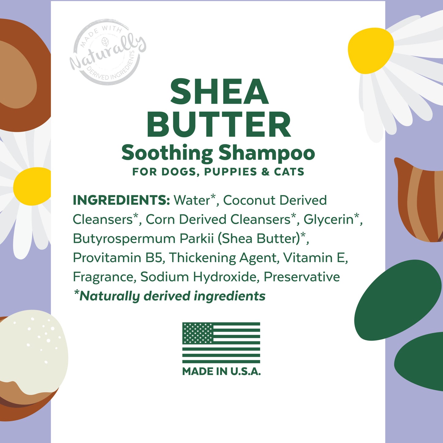 TropiClean Essentials Shea Butter Shampoo