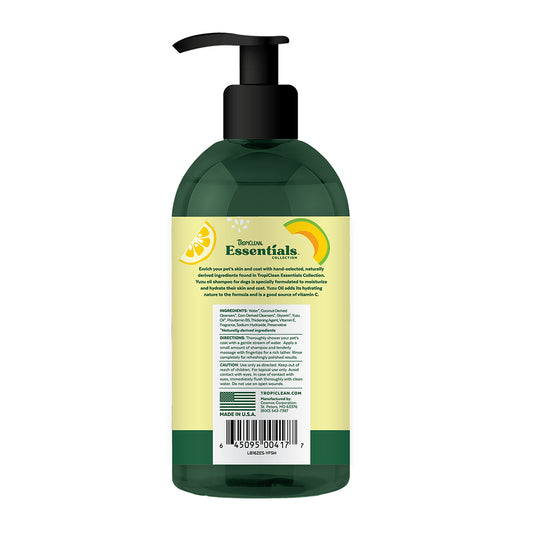 TropiClean Essentials Yuzu Fruit Shampoo