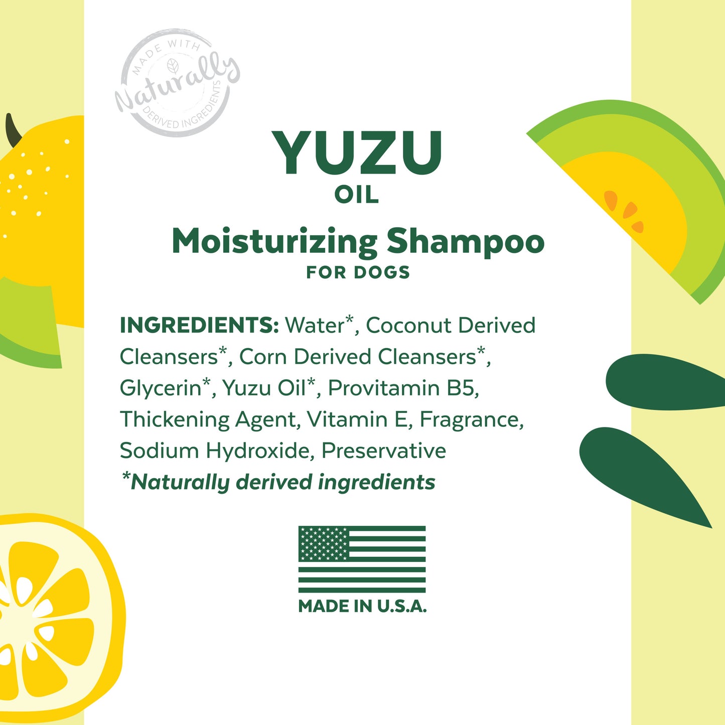 TropiClean Essentials Yuzu Fruit Shampoo