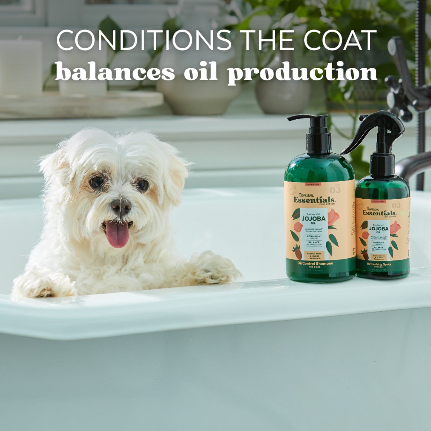 TropiClean Essentials Jojoba Oil Shampoo