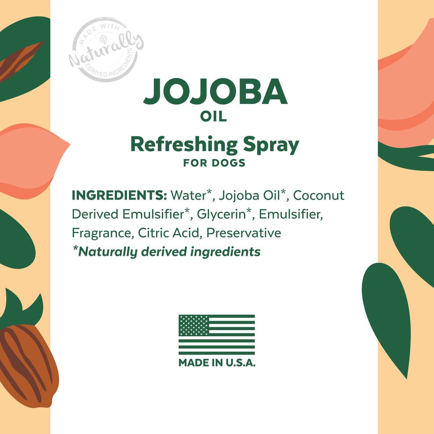 TropiClean Essentials Jojoba Oil Deodorizing Spray