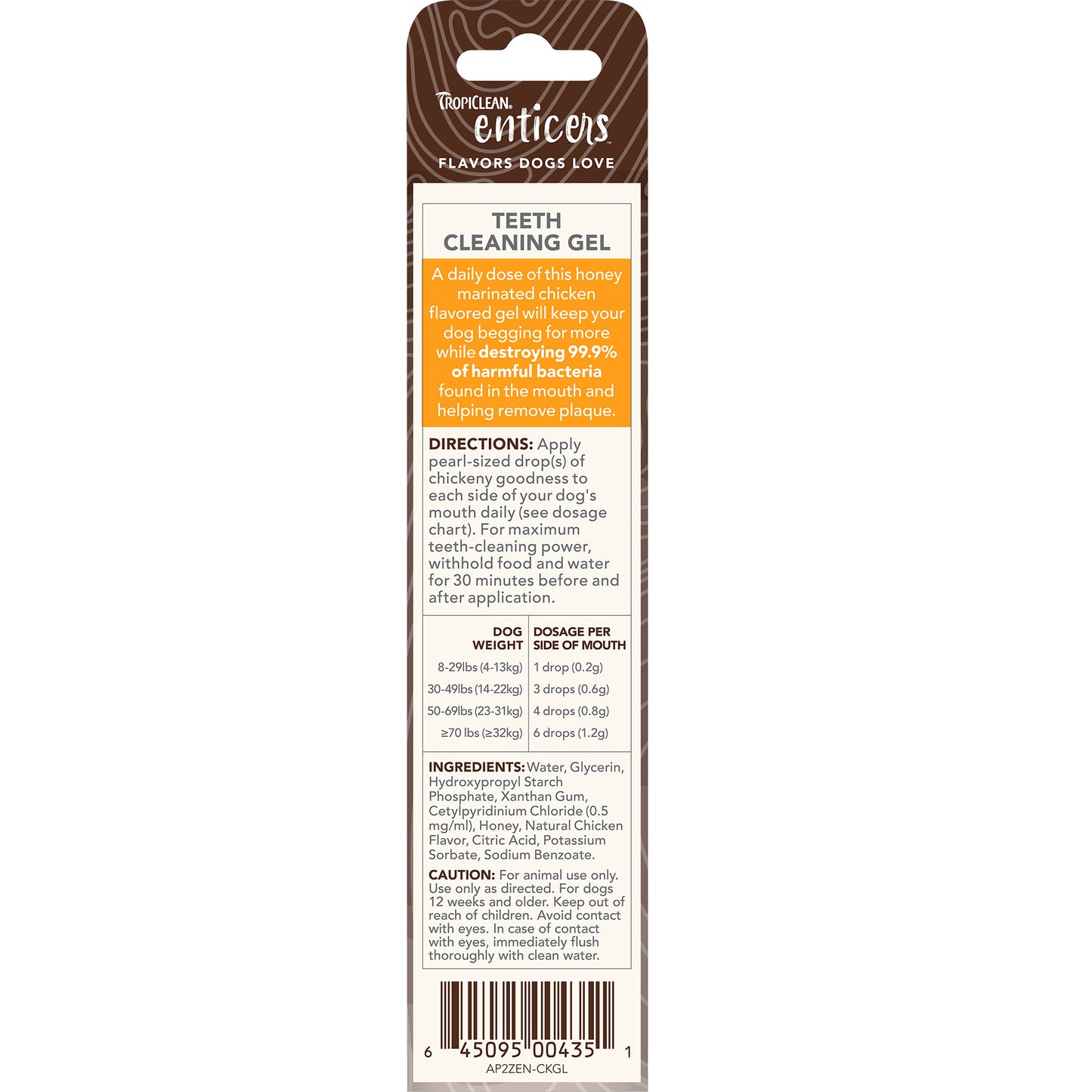 Tropiclean Enticers Teeth Cleaning Gel 59mL