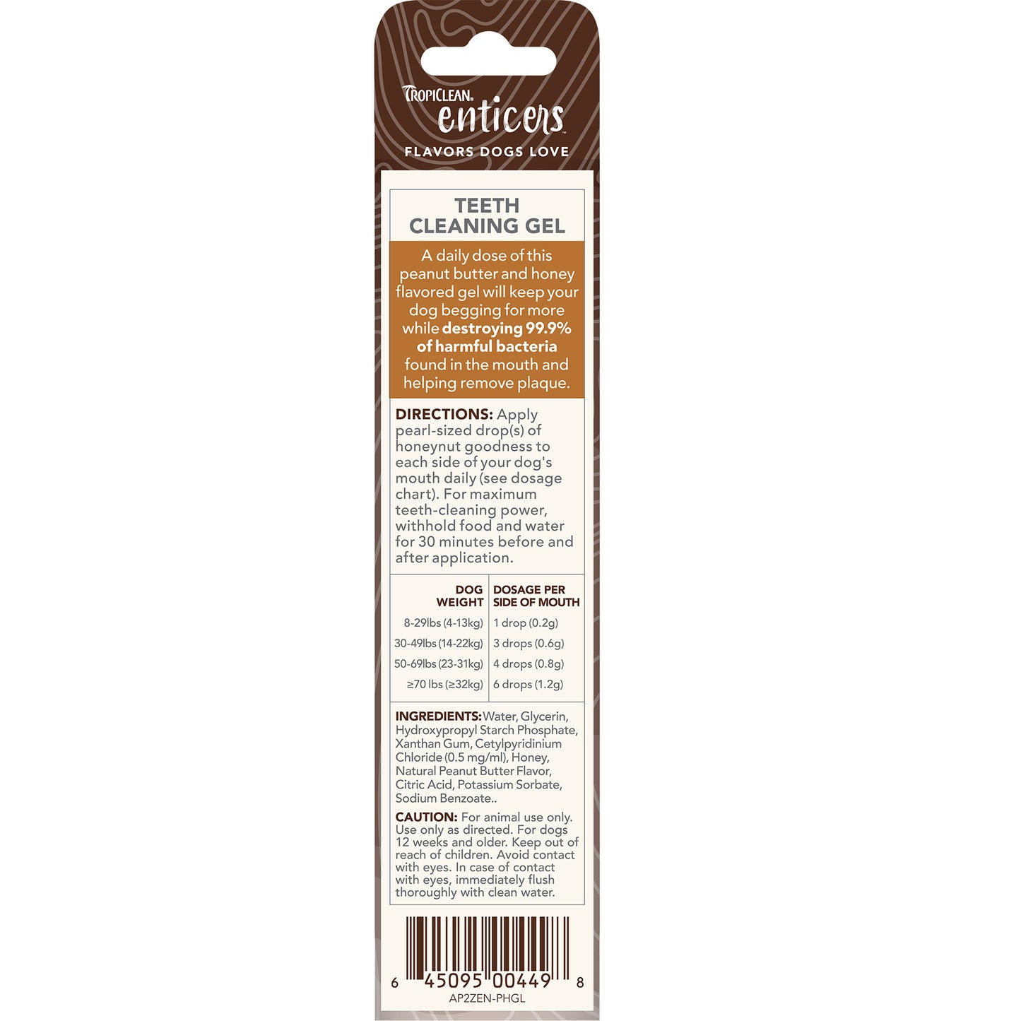 Tropiclean Enticers Teeth Cleaning Gel 59mL