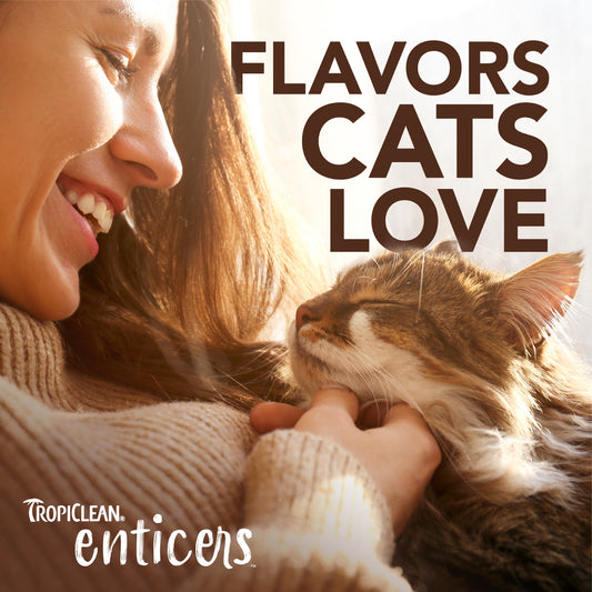 Tropiclean Enticers Teeth Cleaning Cat Gel Honey Marinated Chicken 59mL