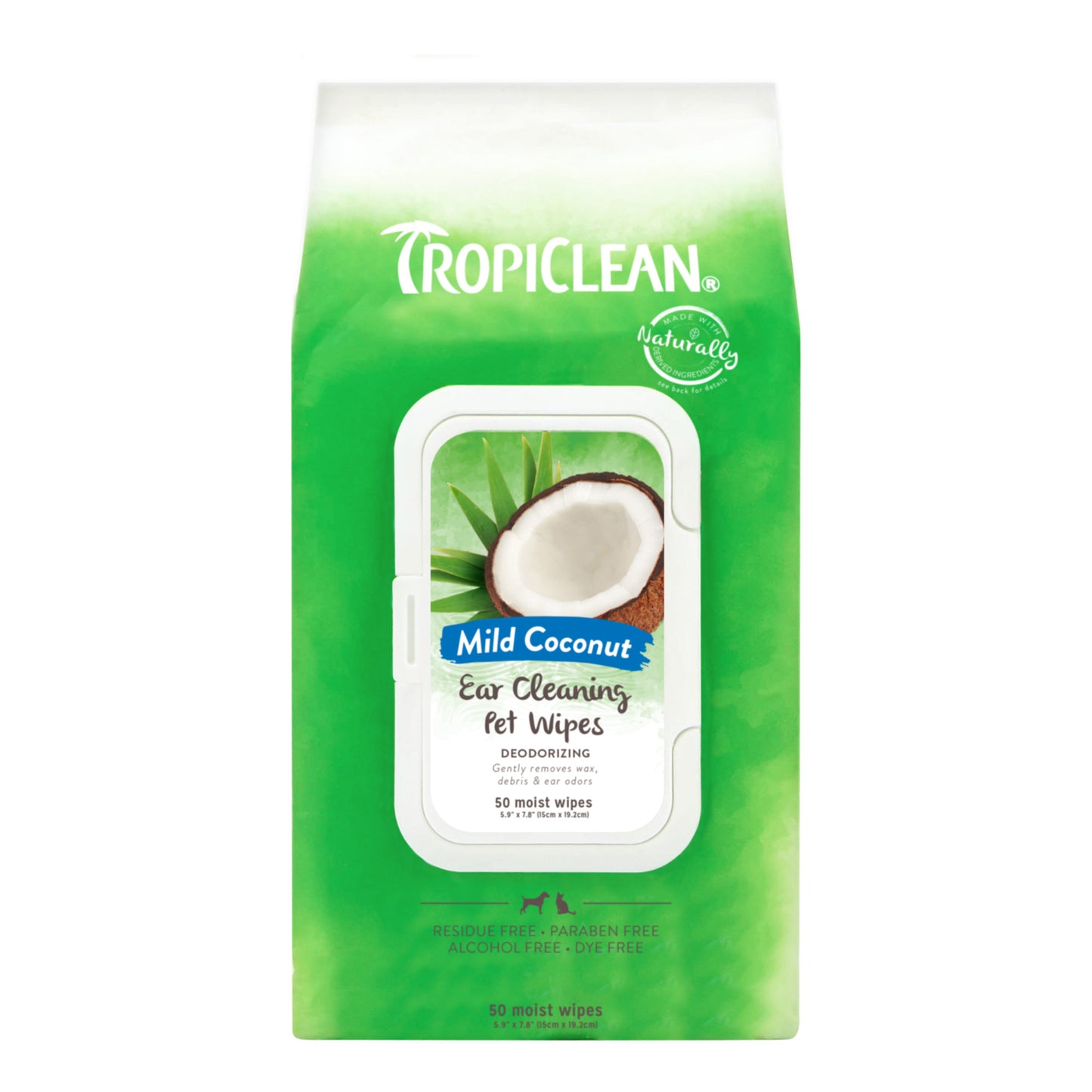 TropiClean Ear Wipes 50pk