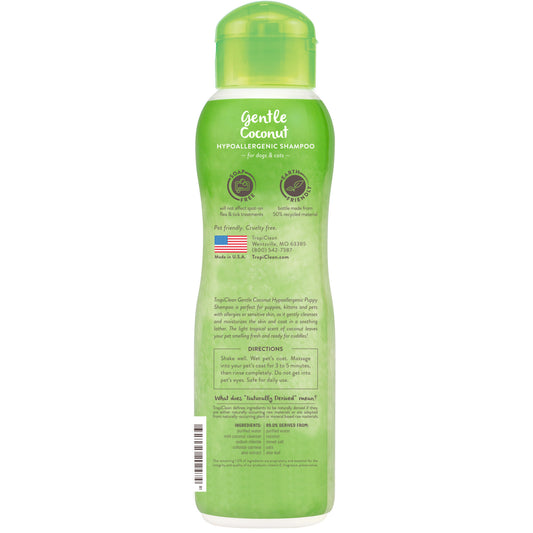 TropiClean Shampoo Gentle Coconut Hypoallergenic