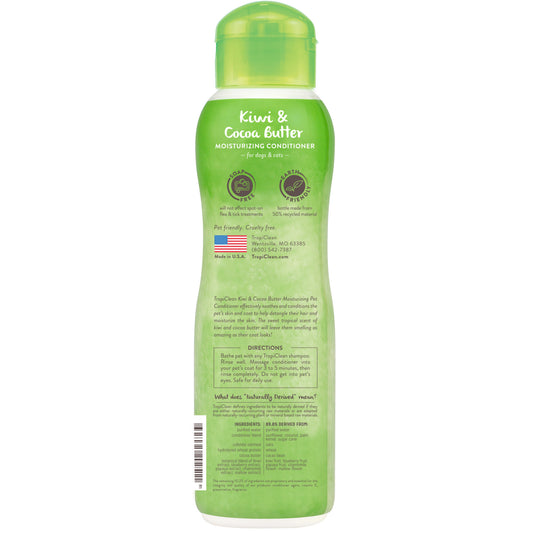 TropiClean Moisturizing Conditioner Kiwi & Cocoa Butter