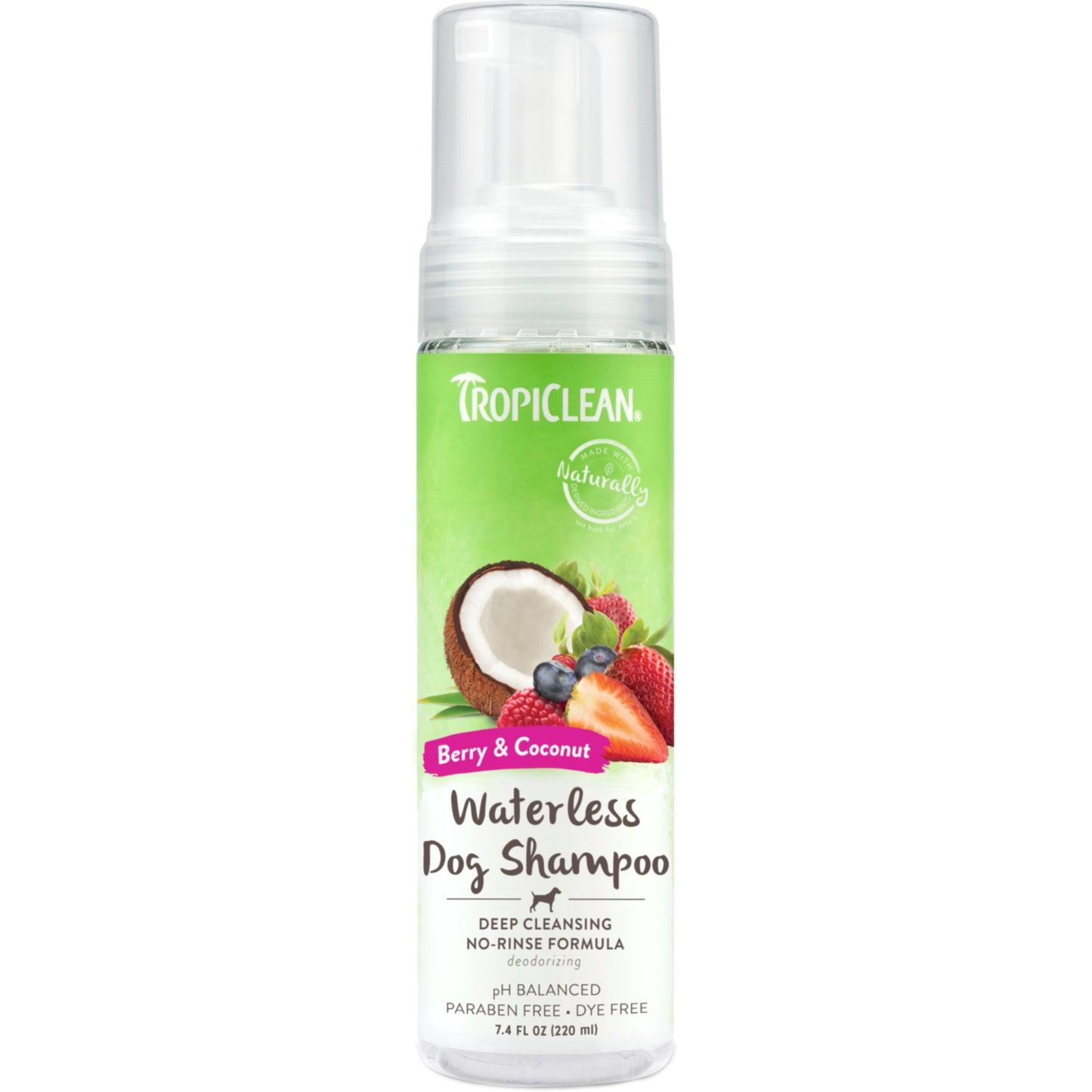 TropiClean Waterless Deep Cleansing Dog Shampoo