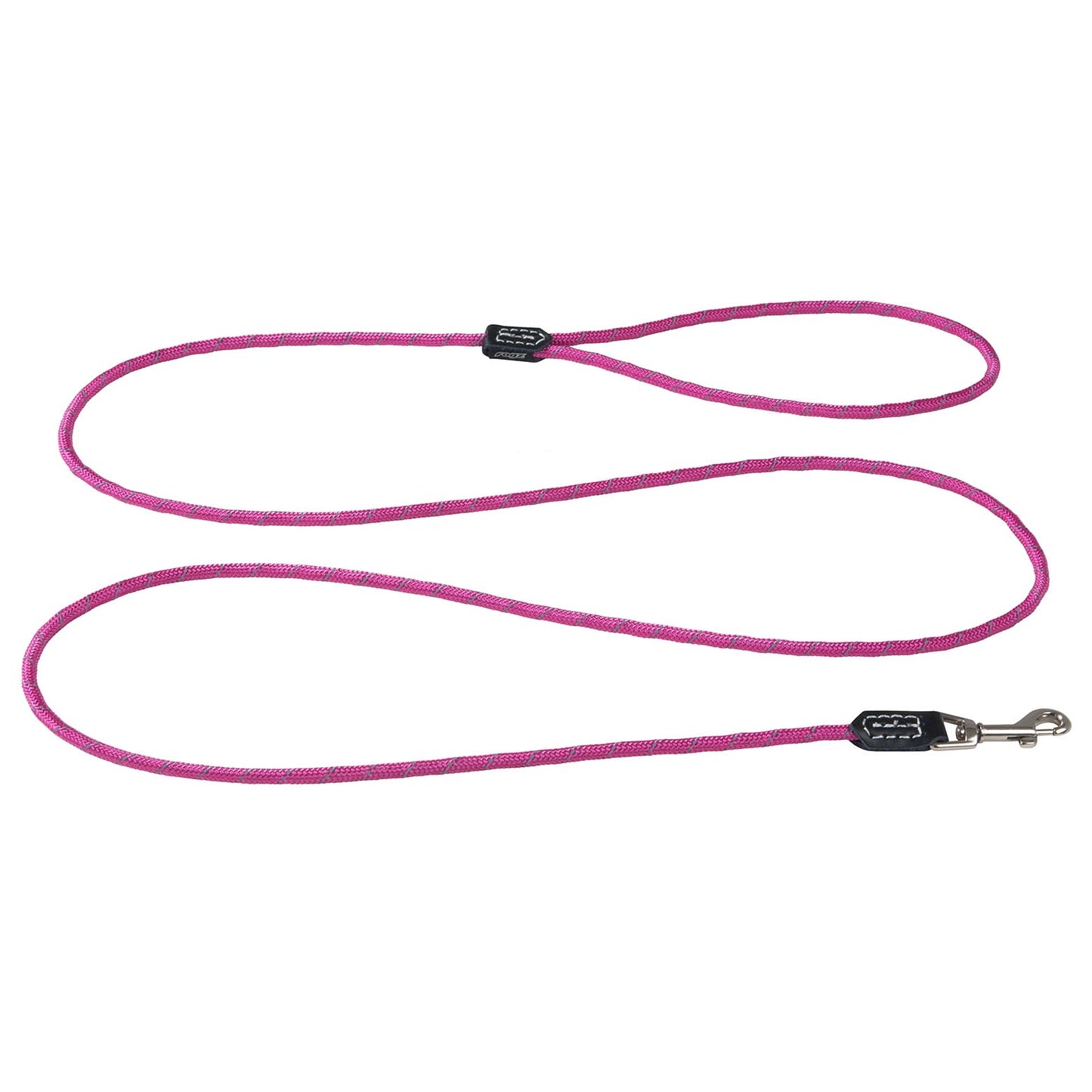 Rogz Classic Rope Lead Pink