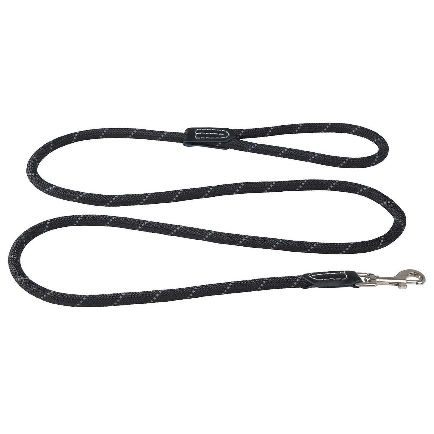 Rogz Classic Rope Lead Black