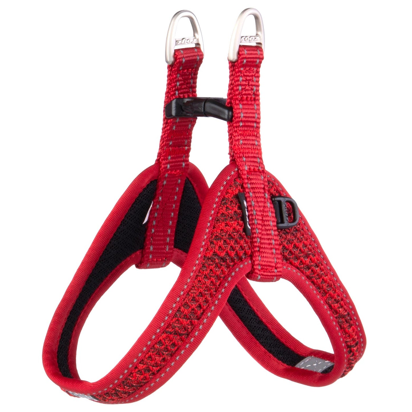 Rogz Specialty Fast Fit Harness Red