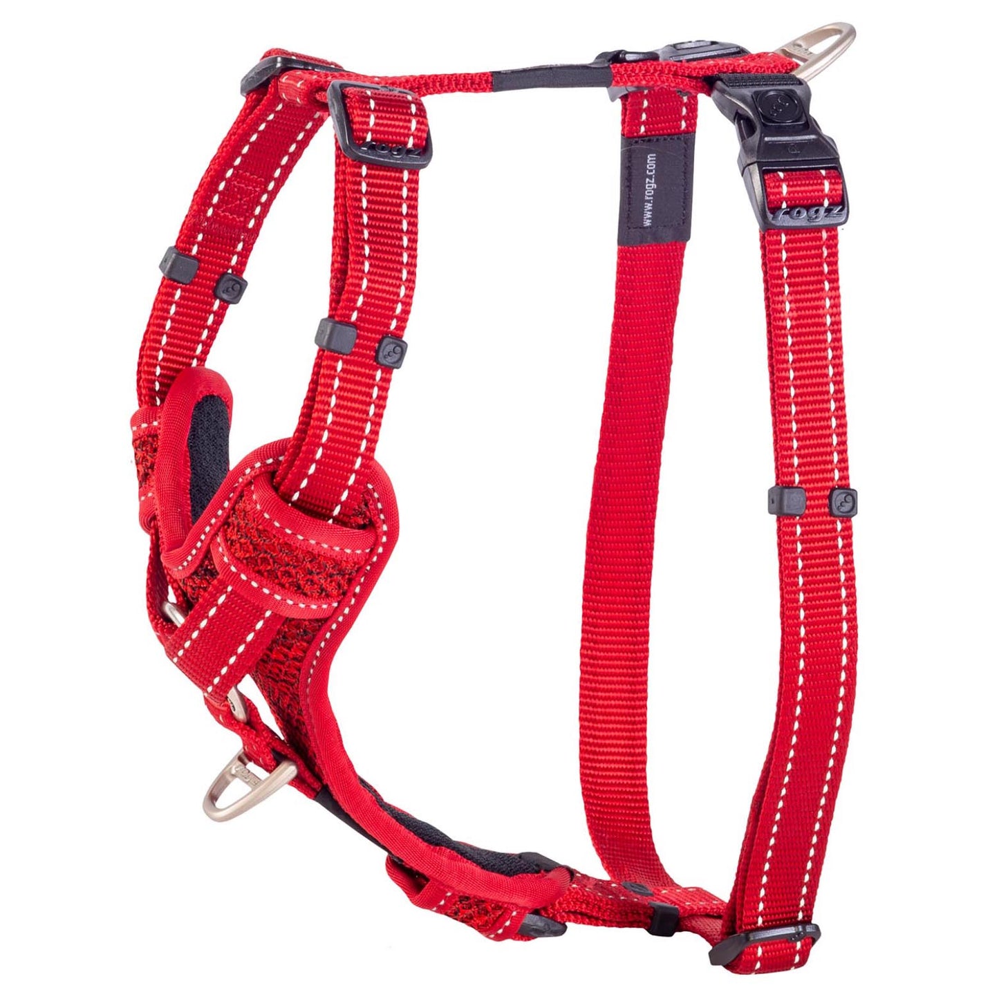 Rogz Control Harness Red