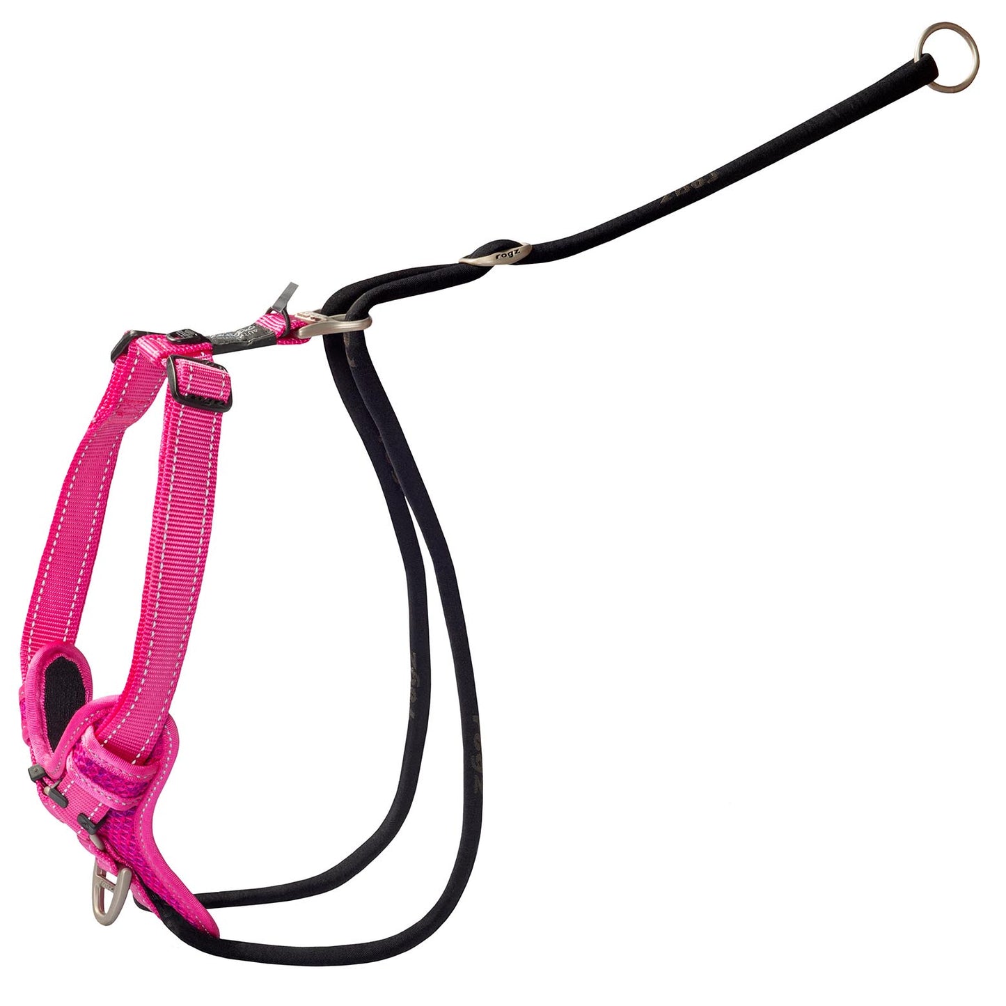 Rogz Control Stop Pull Harness Pink