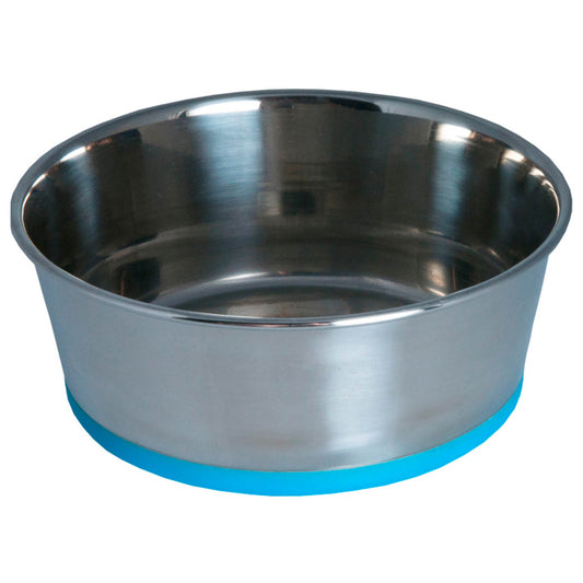 Rogz Slurp Stainless Steel Bowl Blue