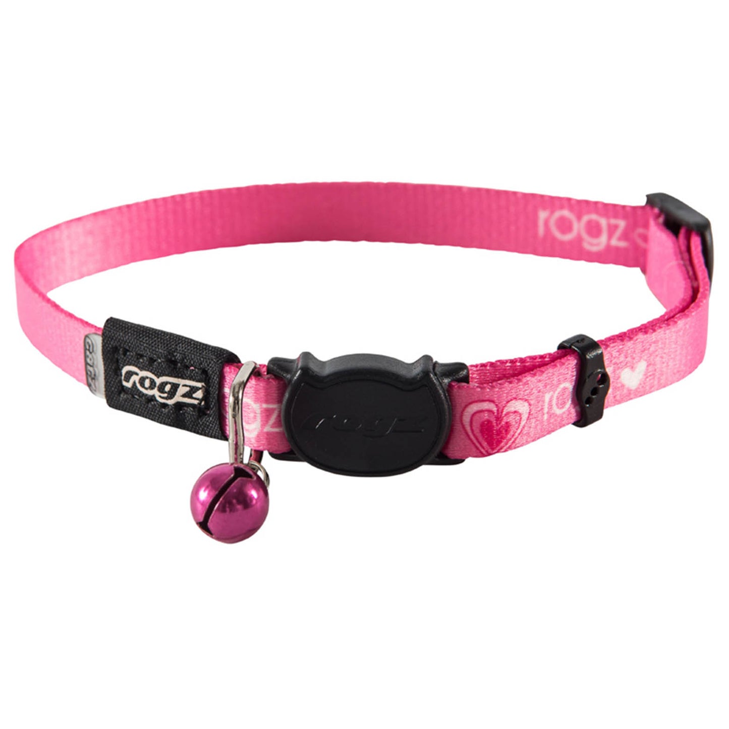 Rogz Kiddycat Safety Release Collar Pink Hearts