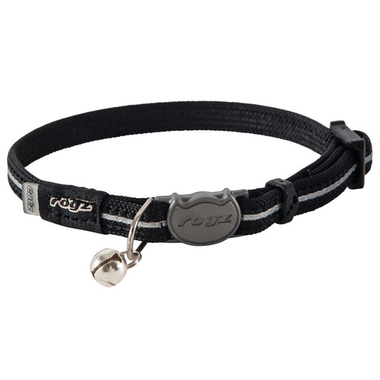 Rogz Alleycat Safety Release Collar Black