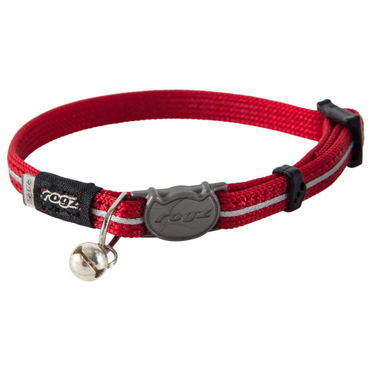 Rogz Alleycat Safety Release Collar Red