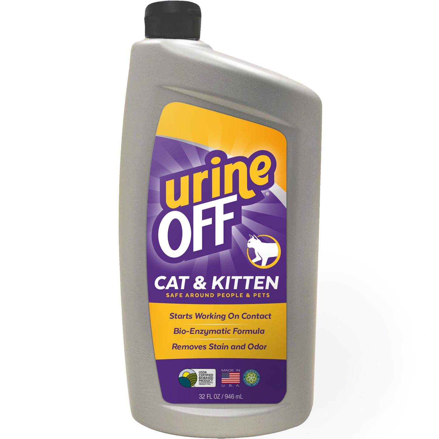 Urine Off Cat & Kitten Formula Effective Odor and Stain Remover
