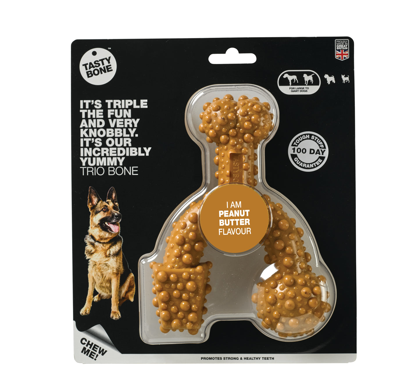Tasty Bone Nylon Trio Peanut Butter