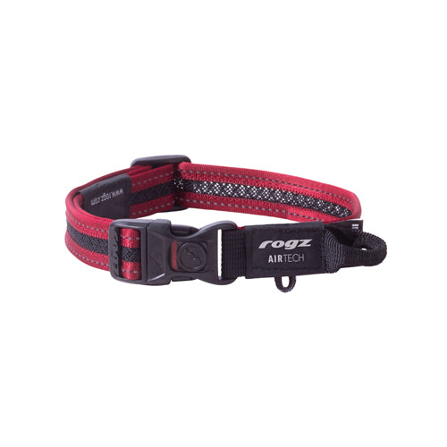 Rogz AirTech Classic Collar Rock Red