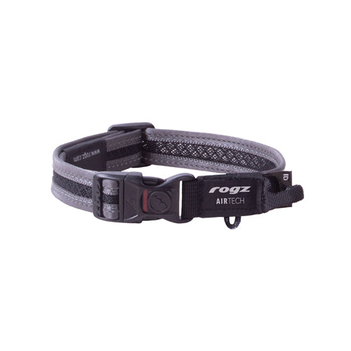 Rogz AirTech Classic Collar Platinum Grey