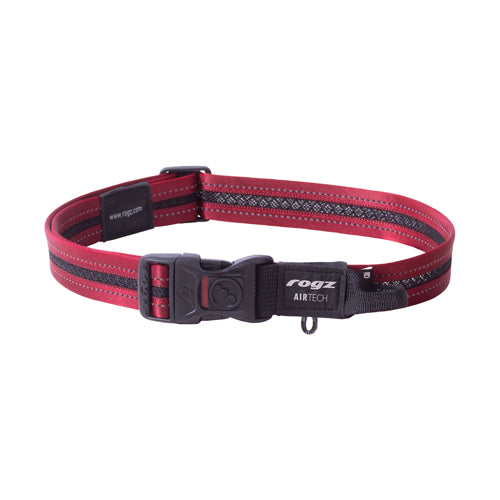 Rogz AirTech Classic Collar Rock Red