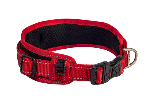 Rogz Classic Padded Collar Red