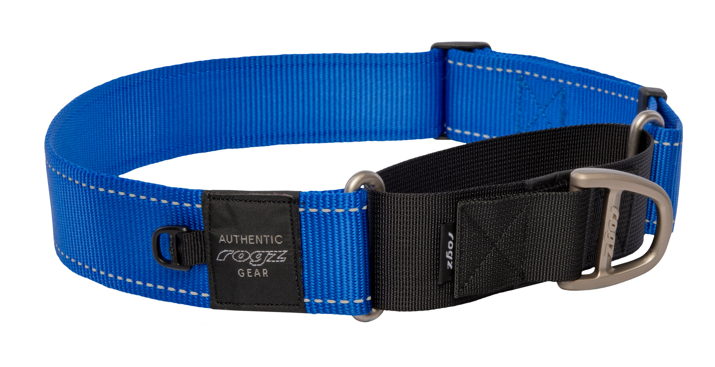 Rogz Control Collar Web Blue