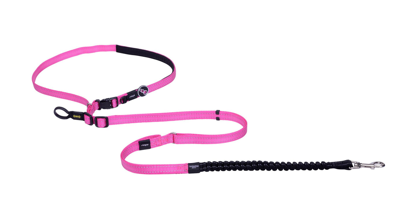 Rogz Specialty Handsfree Lead Pink