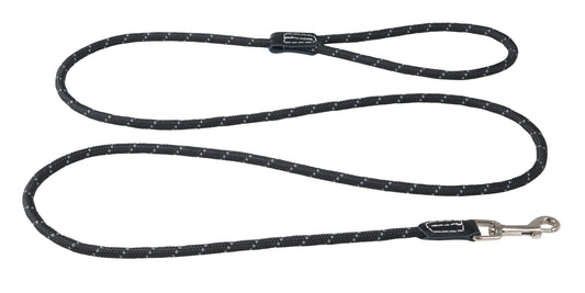 Rogz Classic Rope Lead Black