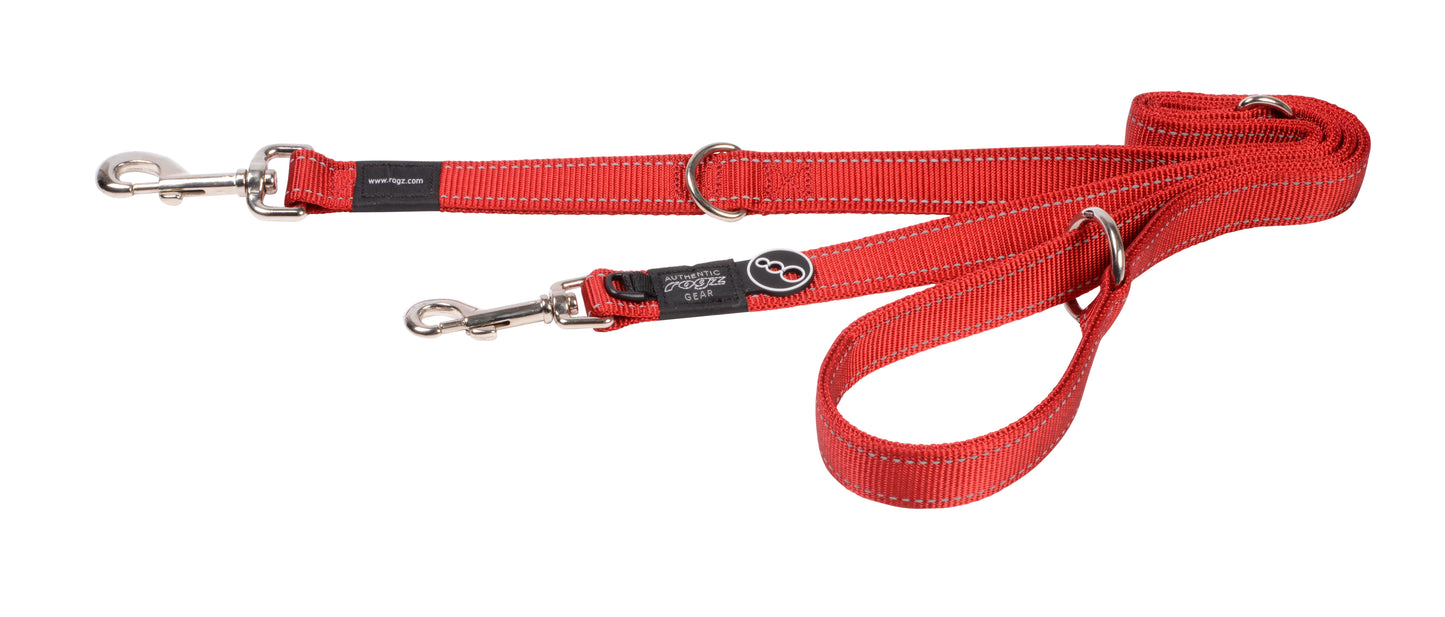 Rogz Specialty Multi-Lead Red