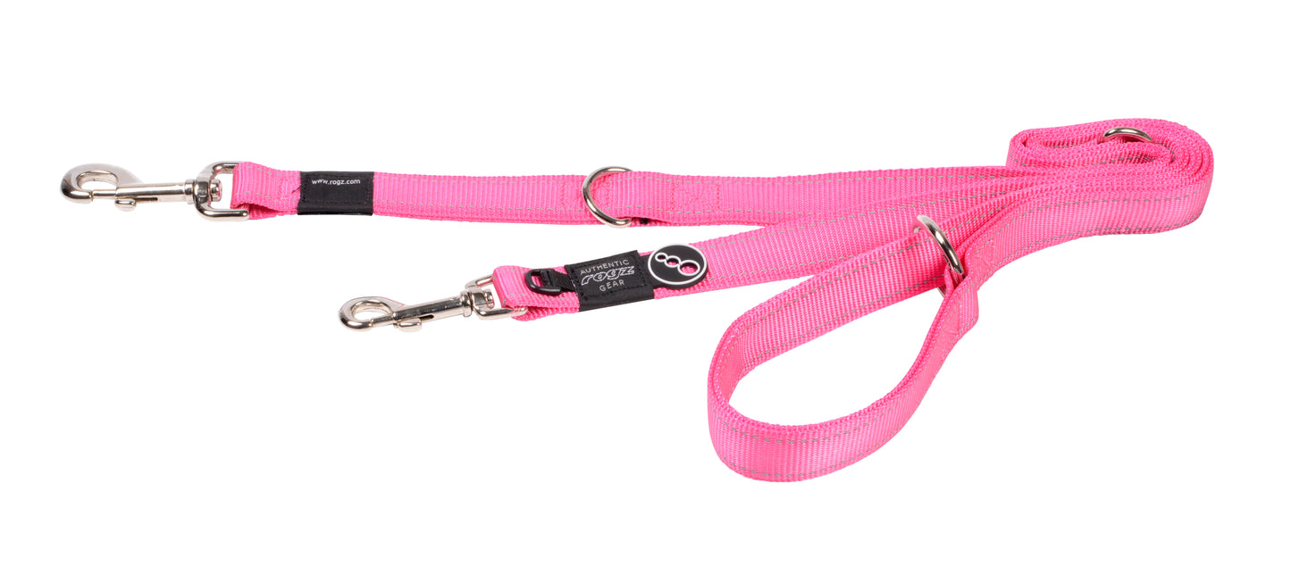 Rogz Specialty Multi-Lead Pink