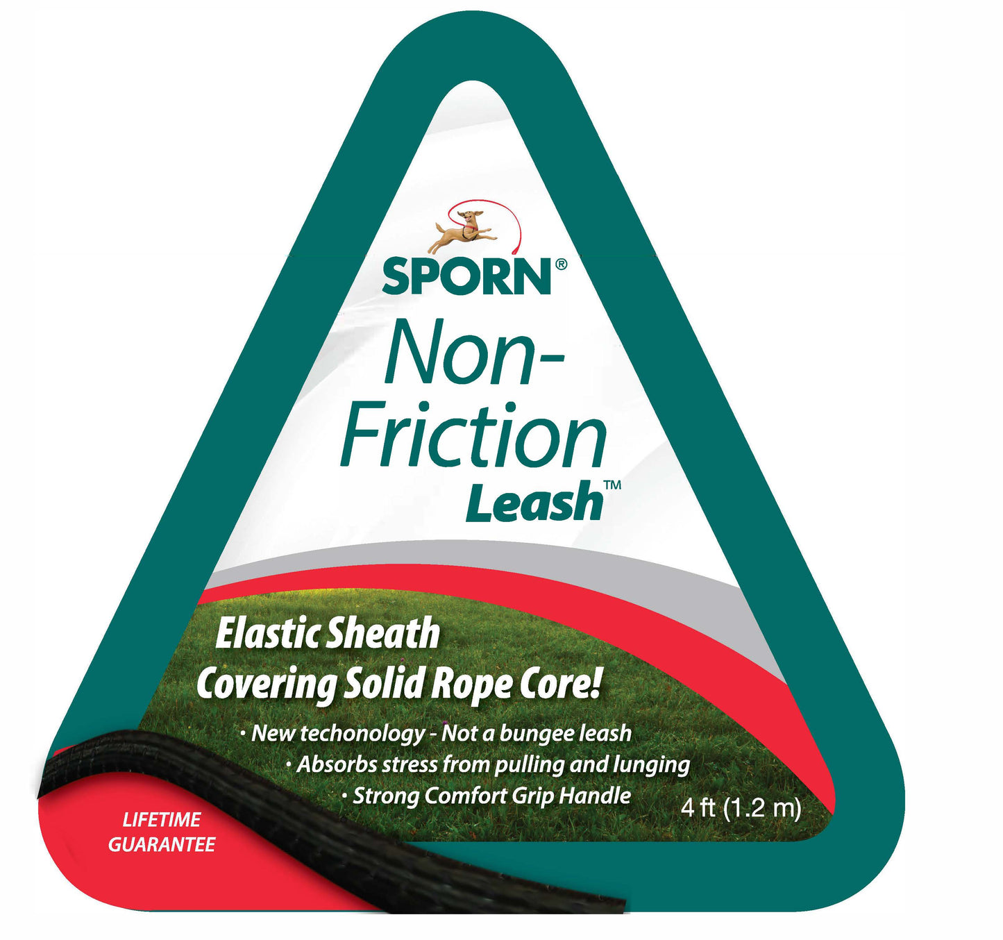 Sporn Non-Friction Leash Black