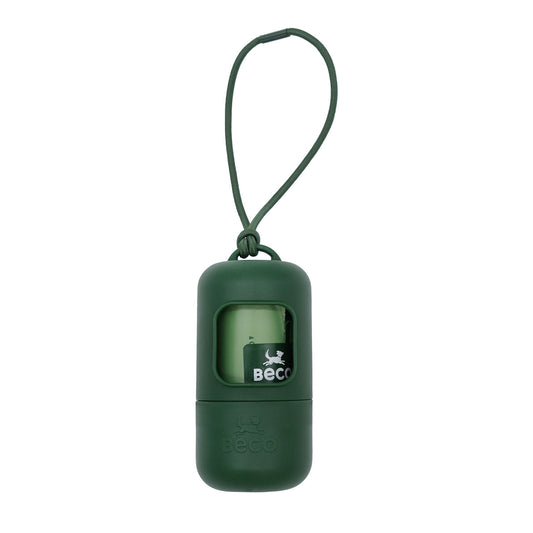 Beco Recycled Plastic Poop Bag Dispenser w/ 12 Compostable Bags