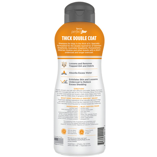 TropiClean PerfectFur Shampoo Thick Double Coat