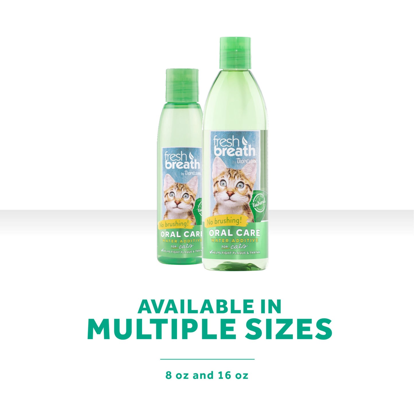 TropiClean Fresh Breath Dental Health Solution for Cats 473mL