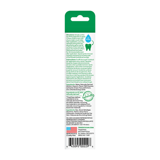 Tropiclean Fresh Breath Gel Berry Fresh