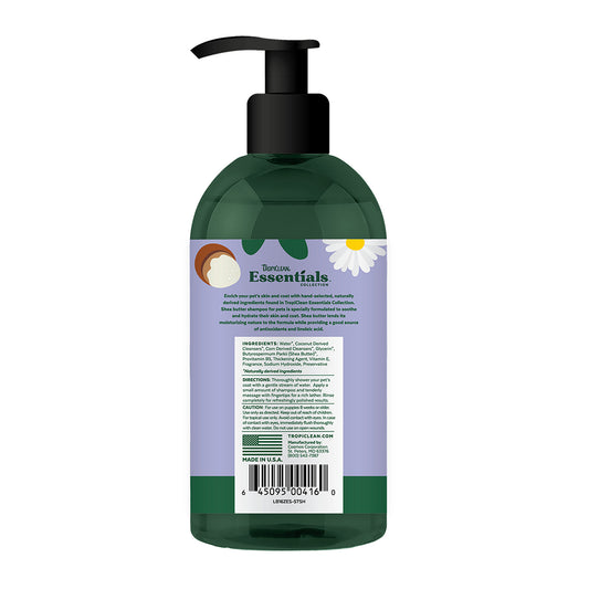 TropiClean Essentials Shea Butter Shampoo