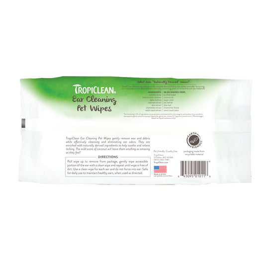 TropiClean Ear Wipes 50pk