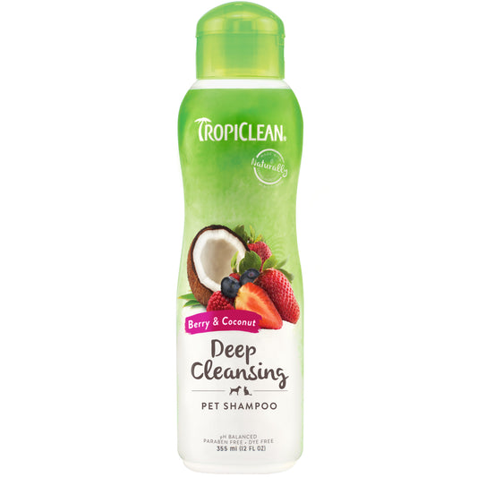 TropiClean Shampoo Berry & Coconut Deep Cleansing