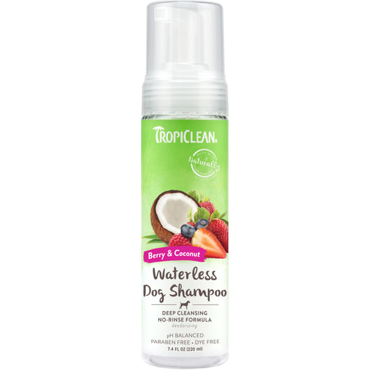 TropiClean Waterless Deep Cleansing Dog Shampoo