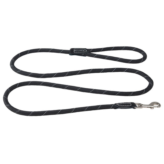 Rogz Classic Rope Lead Black
