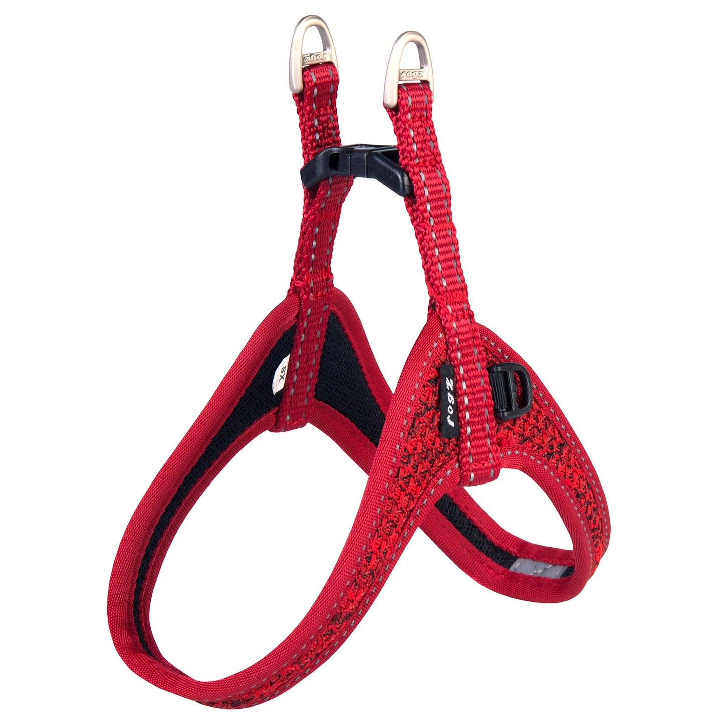 Rogz Specialty Fast Fit Harness Red